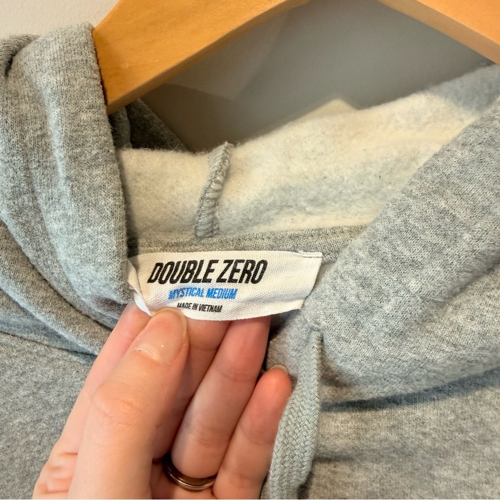 Hyfve Basic Gray Pullover Hooded Sweatshirt - image 3